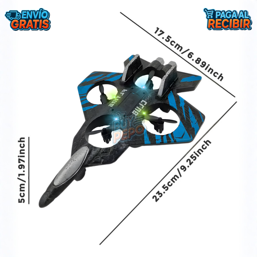 SkyRush™ ✈️ - Avión Acrobático Antigolpes 🚀 ✨