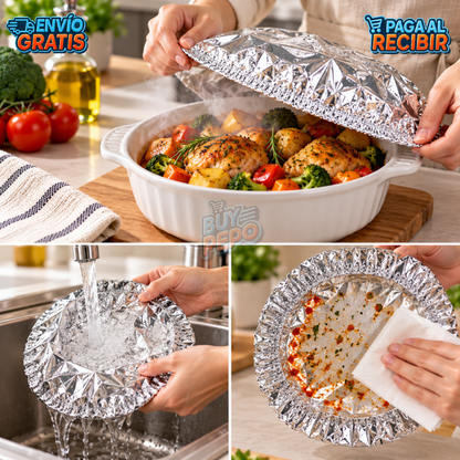 ThermoCover™ 🥘 - Tapas térmicas reutilizables ♻️