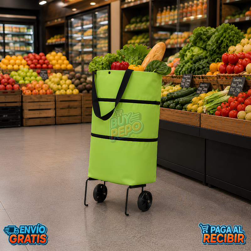 RollBag™ 🛞 - Bolso Carrito Plegable 👜