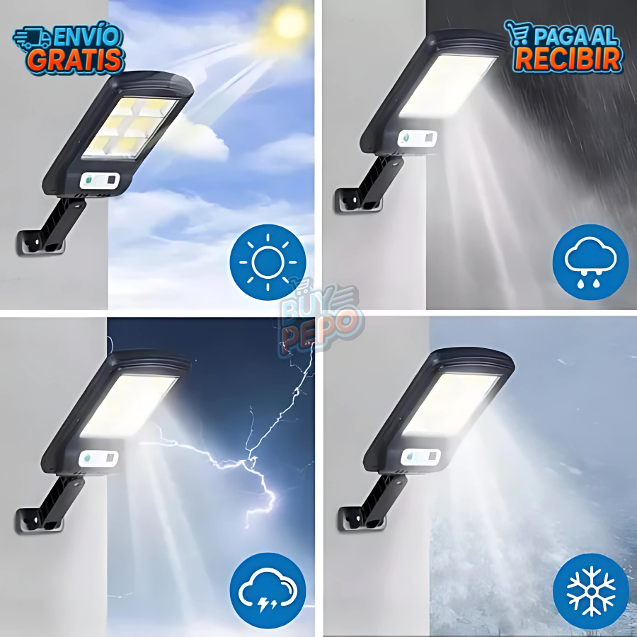 SolarLux™ ☀️ - Foco solar recargable 🌙