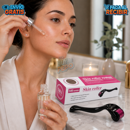 DermaGlow™ ✨ - Dermaroller regenerador facial 💆