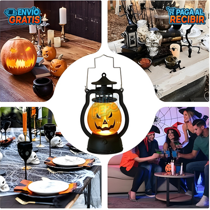 PumpkinGlow™ 🎃 - 3x1 Lámpara LED Halloween ✨