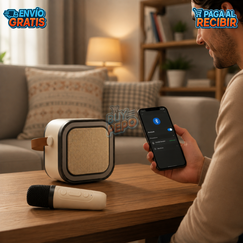 SingMax™ 🎤 - Parlante karaoke portátil 🎶