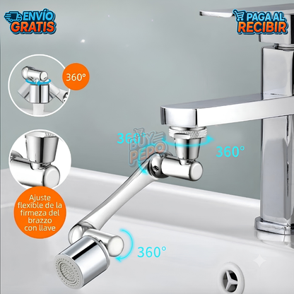 FlowMax™ 💧 - Extensor Giratorio 360° 🚰