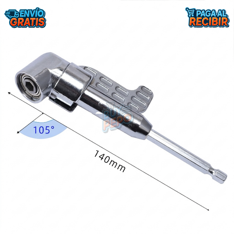 TorqueFlex™ 🔧 - Extensión ángulo taladro 🔩