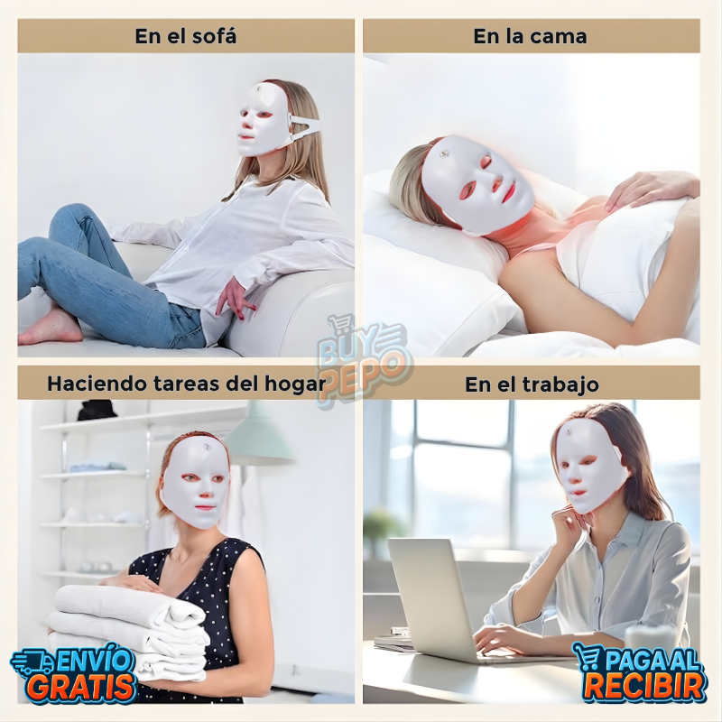 LumiSkin™ ✨ - Máscara luz facial LED ✨