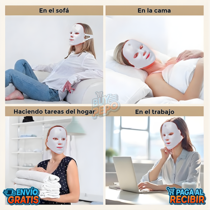 LumiSkin™ ✨ - Máscara luz facial LED ✨
