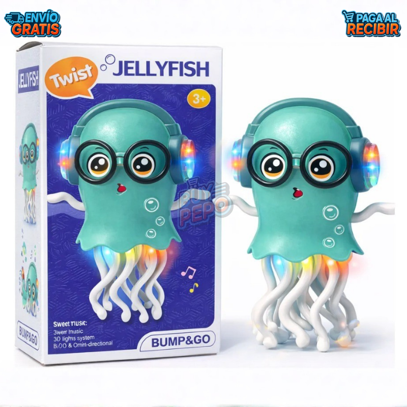 DanceJelly™ 🐙 - Medusa bailarina para bebés ✨