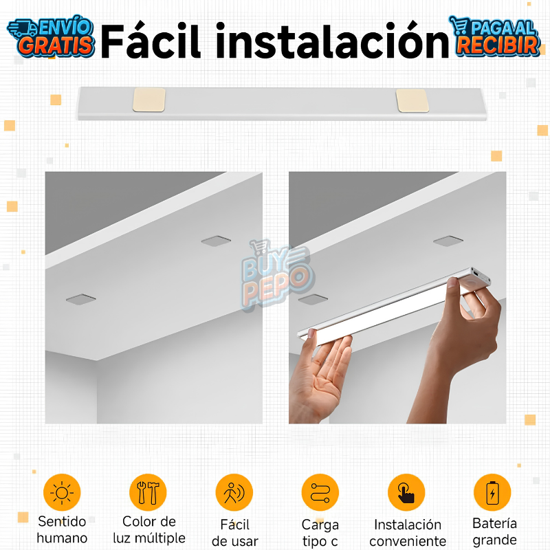 LumiSense™ 💡 - Barra LED inteligente 🚶