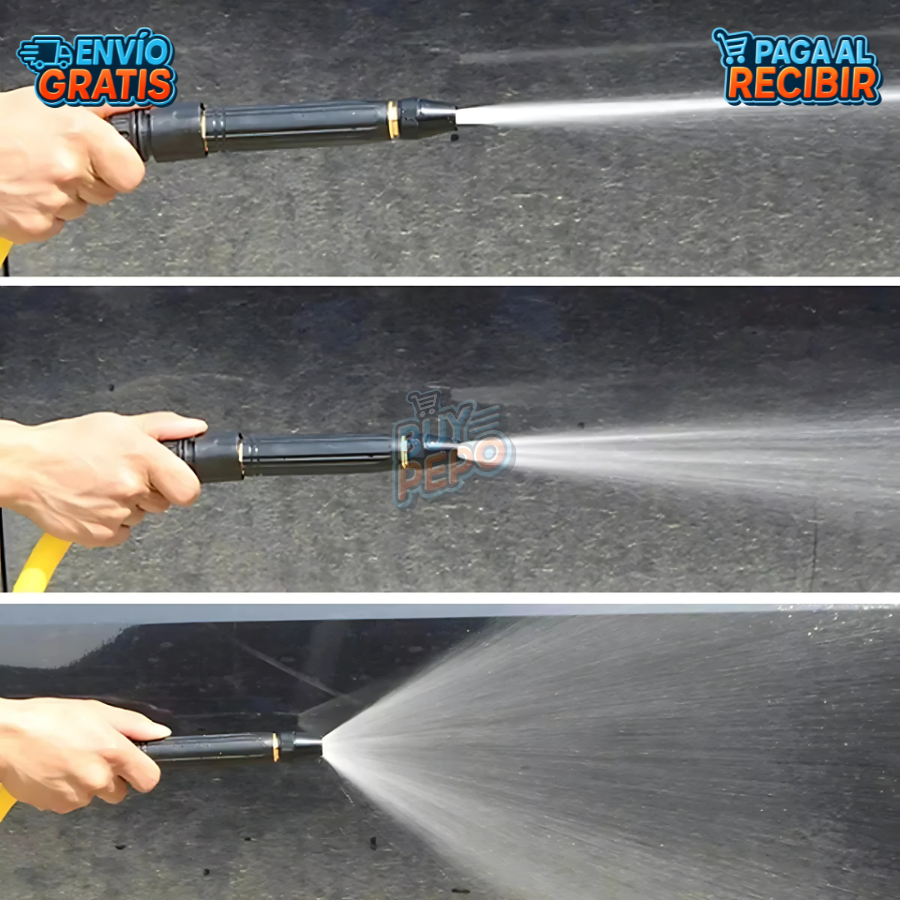 AquaForce™ 💦 - Pistola lavado potente 🚗