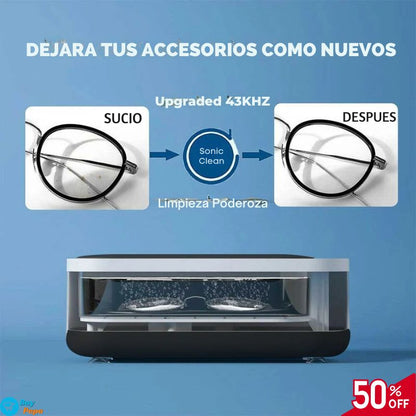 💎 SonicClean® - 🌟 Limpiador Ultrasónico de Joyas ✨💍