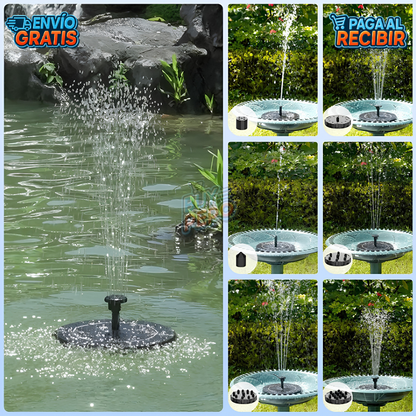 SolarFountain™ 💦 - Mini fuente de agua solar ☀️