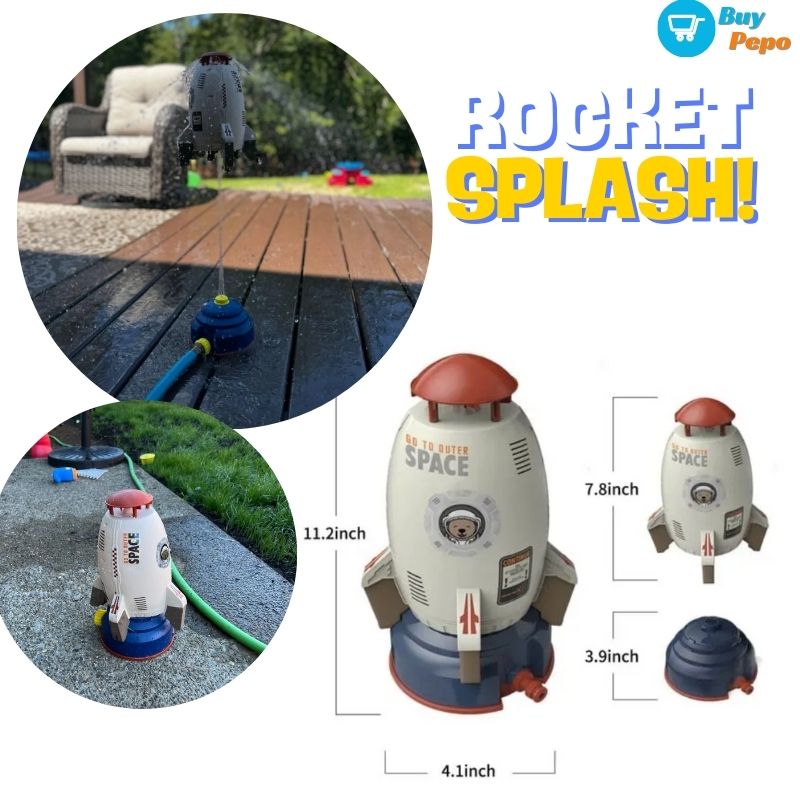 ROCKET SPLASH® 🚀💦 - Cohete Rociador De Agua 🌟🌊