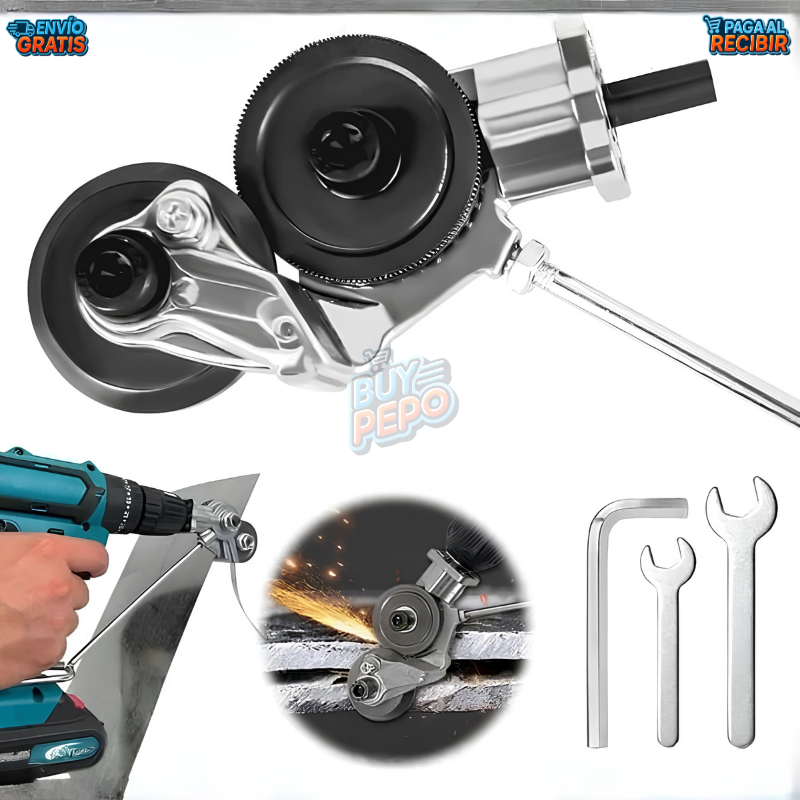 MetalCut Pro™ ⚙️ - Cortador para taladro ✂️
