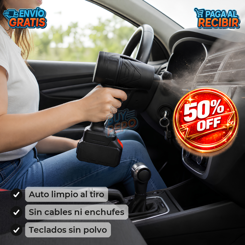 DustBlast™ 💨 - Soplador de polvo inalámbrico 🔋