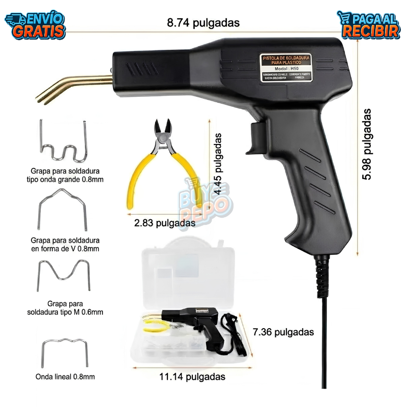 FixWeld™ 🔥 - Grapadora Soldadora Plástico 🛠️