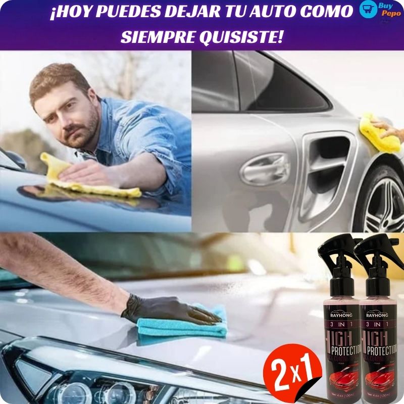 PACK 2x1 🛡️💎 Sellador Cerámico 3 en 1 ✨🚗- HIGH PROTECT®