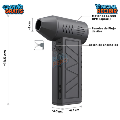 TurboForce™ 💨 - Soplador aire potente 💨