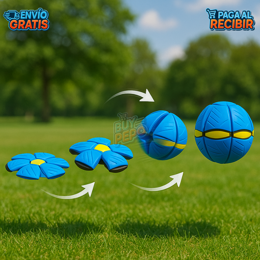 FlyMorph™ 🔵 - Juguete disco mágico 🌟