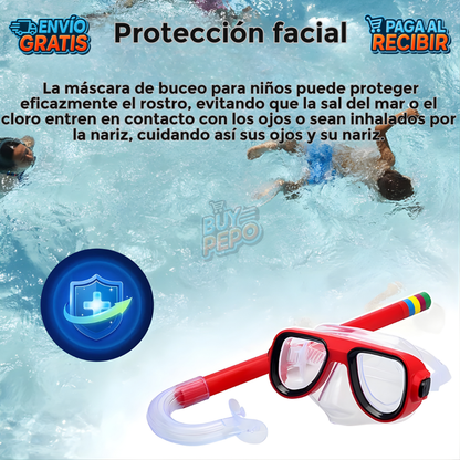 AquaSight™ 🌊 - Máscara snorkel panorámica 🤿