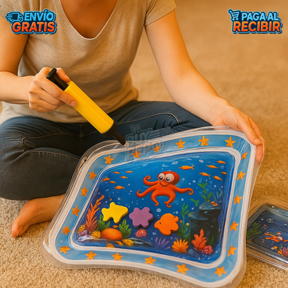 AquaNest™ 🐠 - Alfombra bebé estimulación temprana 🧸
