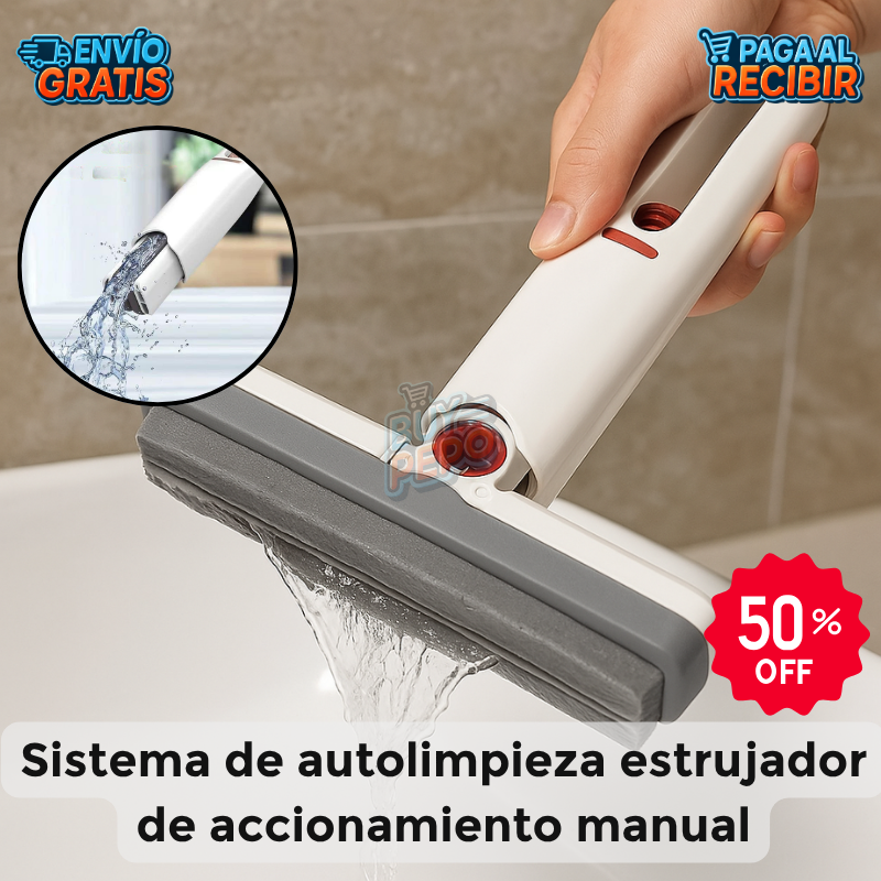 AutoMop™ 🧽 -  Mopa Autolimpiable de Limpieza ✨