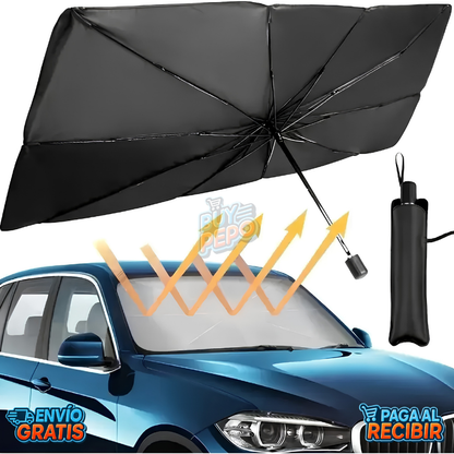 SolBlock™ ☀️ - Parasol Plegable Antirrayos 🚗