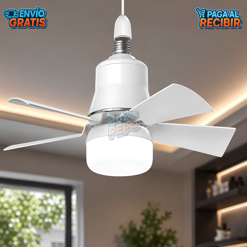 AirShield™ 🌬️ - Ventilador Antihumedad LED 💡