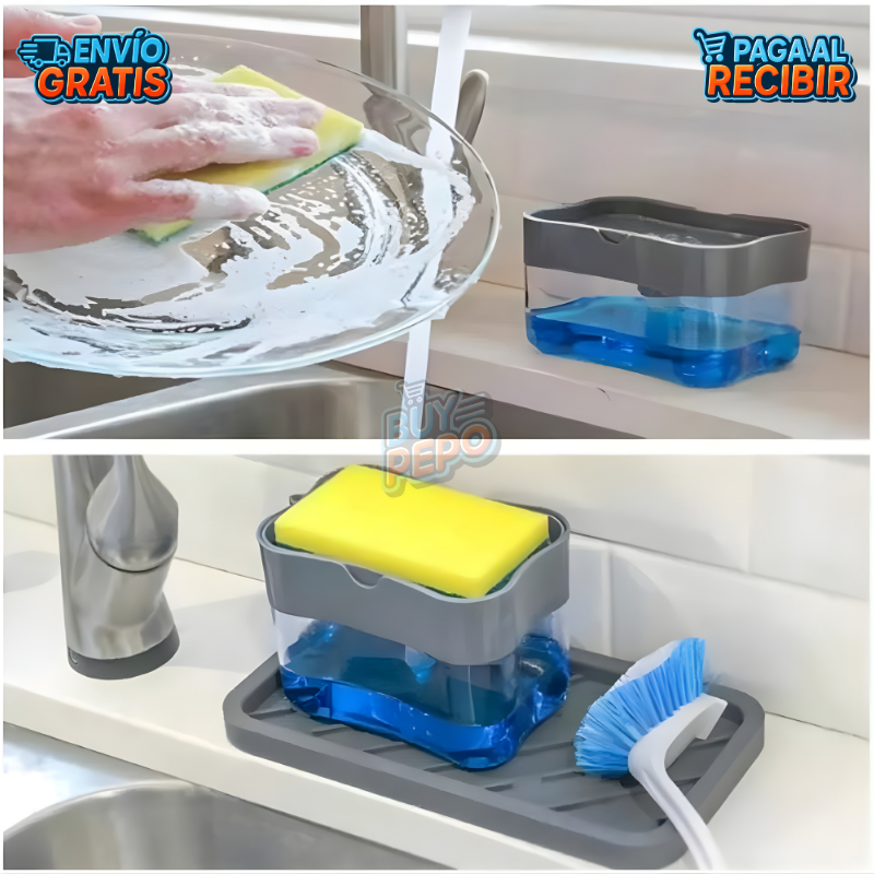 SoapFlow™ 🧼 - Dispensador de detergente inteligente 🧽