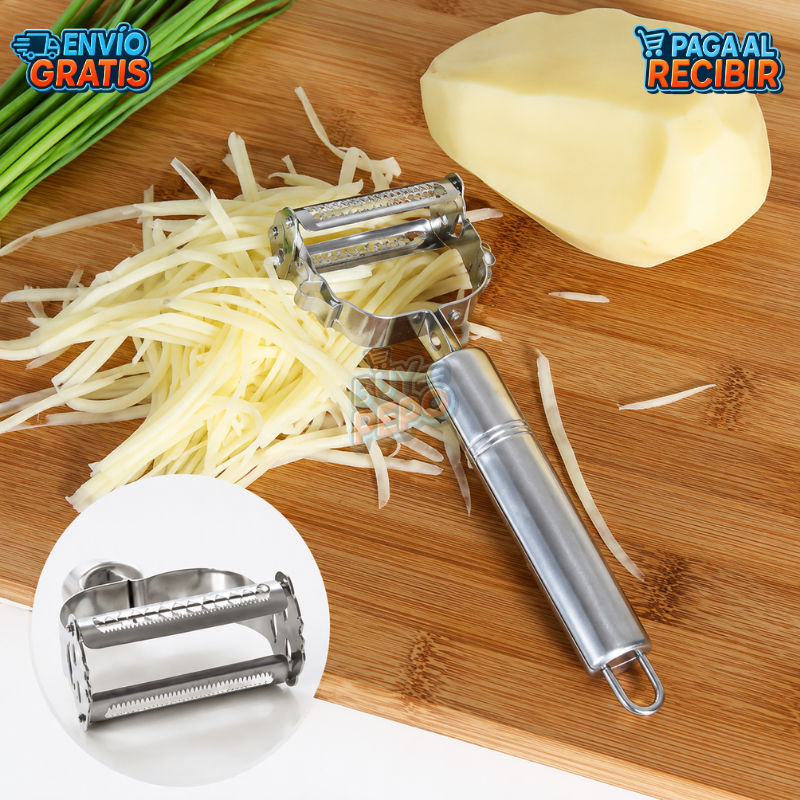 ChefBlade™ 🥕 - Pelador rallador 2 en 1 🔪