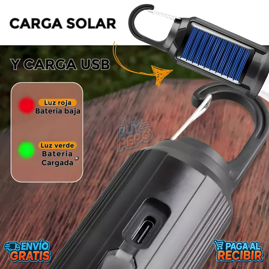 SunGlow™ 🌞 - Lámpara Solar Portátil PACK 2X1 🌲