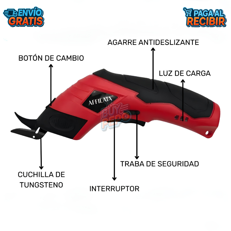 PowerCut™ ✂️ - Tijera eléctrica inalámbrica ⚡
