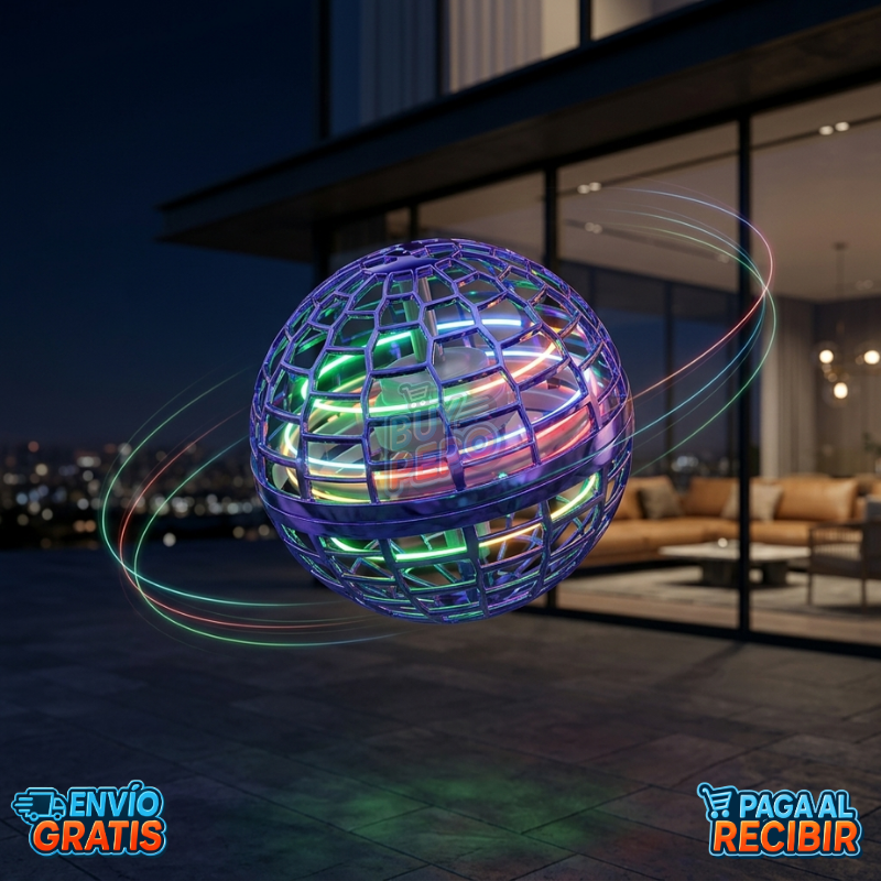 FlyNova™ 🚀 - Bola voladora interactiva ✨