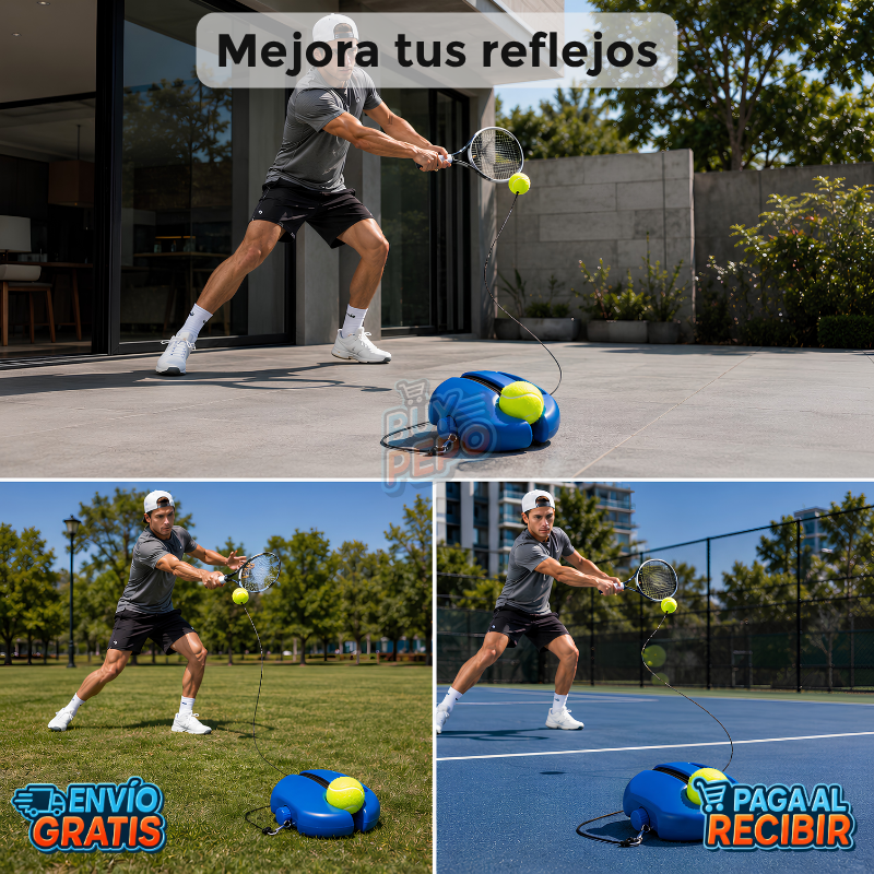 SoloStrike™ 🏆 - Entrenador de tenis portátil 🔥