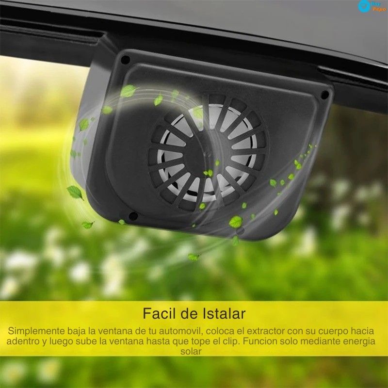 🌞 SOLAR COOLER® 🌬️ - Extractor De Aire Caliente Para Vehículo 🚗❄️