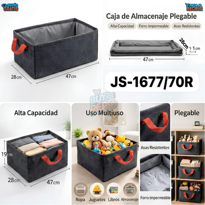OrdenaBox™ 👚✨ - Organizador plegable de ropa 🧺