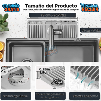 SplashGuard™ 💧 - Protector silicona anti salpicaduras 🚿