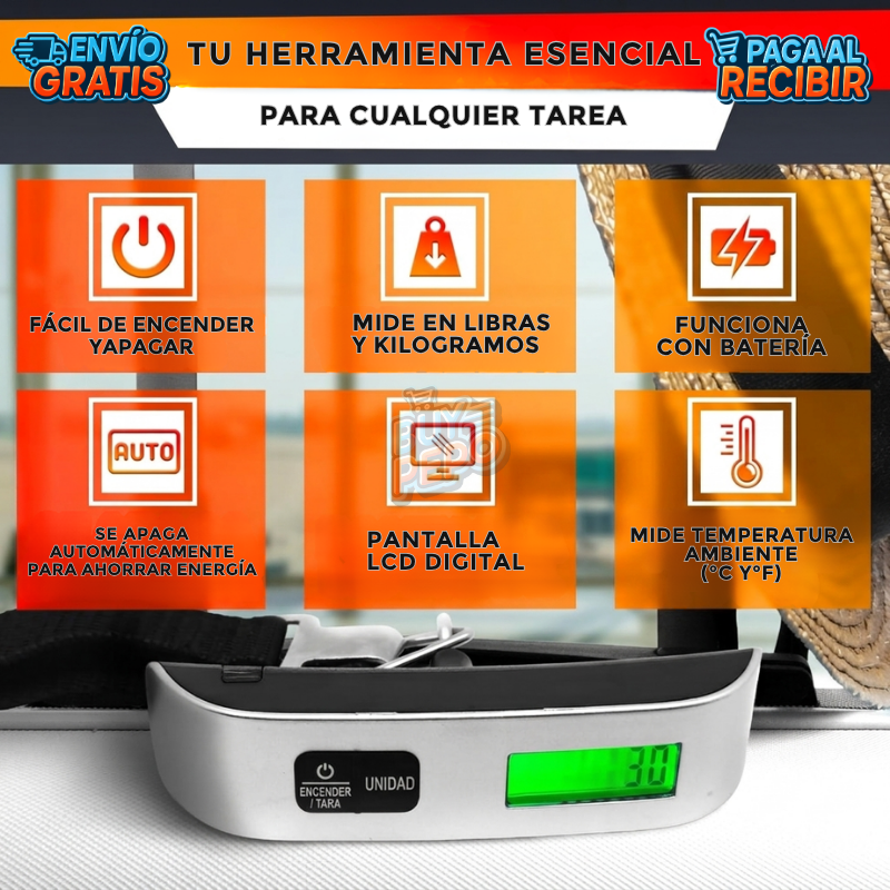 TravelScale™ 🧳 - Pesa equipaje portátil ✈️