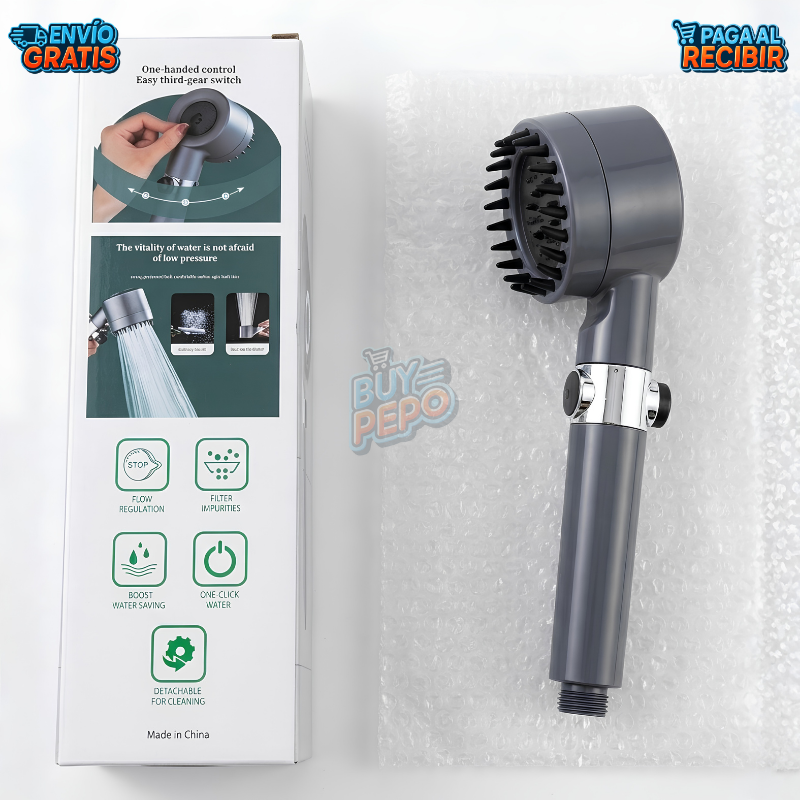 AquaSpa™ 💧 - Cabezal Ducha Alta Presión 🚿
