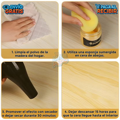 BeeRestore™ 🐝 - Cera Restauradora de Madera 100ml✨
