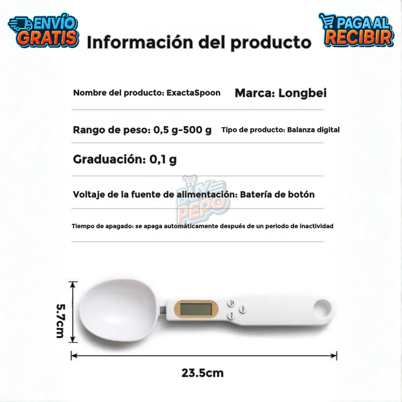ExactaSpoon™ 🎯 - cuchara medición precisa ⚖️