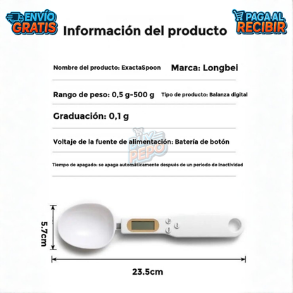 ExactaSpoon™ 🎯 - cuchara medición precisa ⚖️
