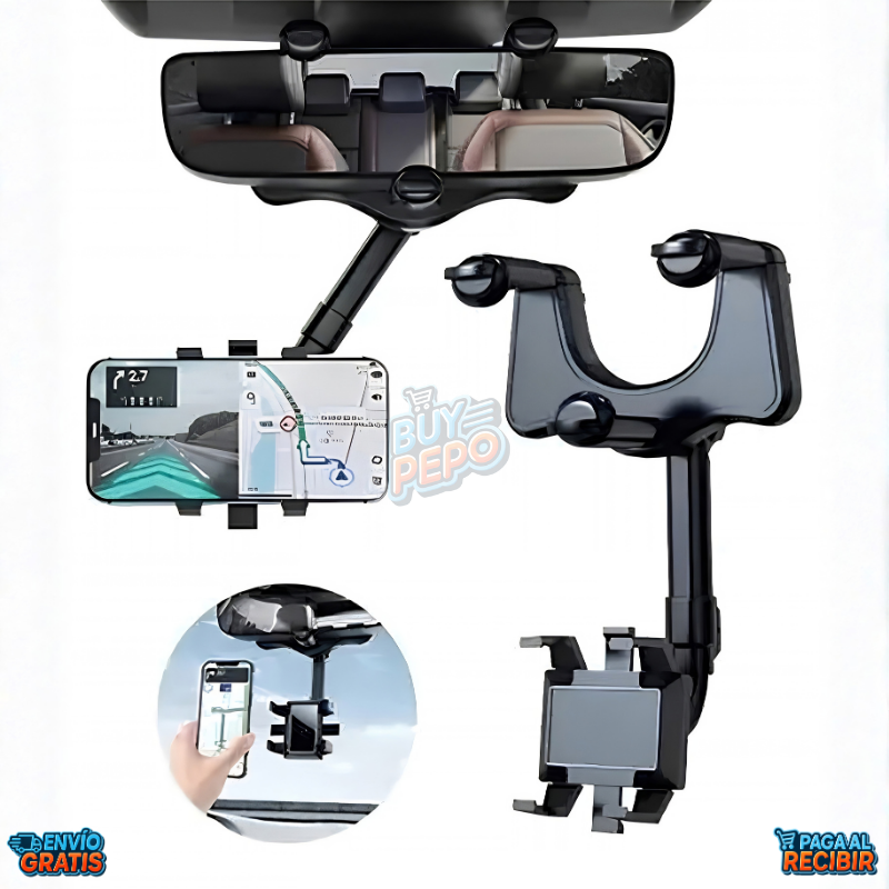DriveView™ 🚗 - Soporte de retrovisor 📱