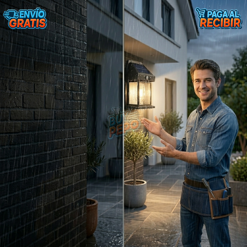 SolarLink™ 💡 - Foco solar empalmado ⚡