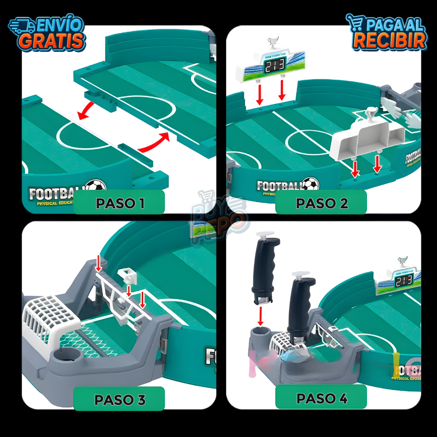 GoalSnap™ ⚽ - Futbolín de Mesa Interactivo 🎮