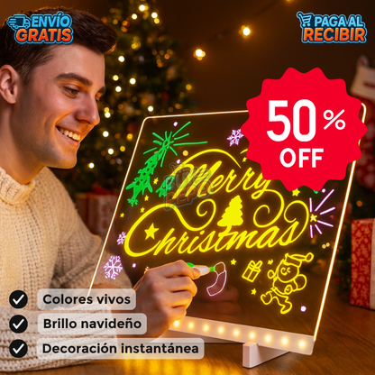 GlowNote™ ✨ - Pizarra LED Creativa 🌈