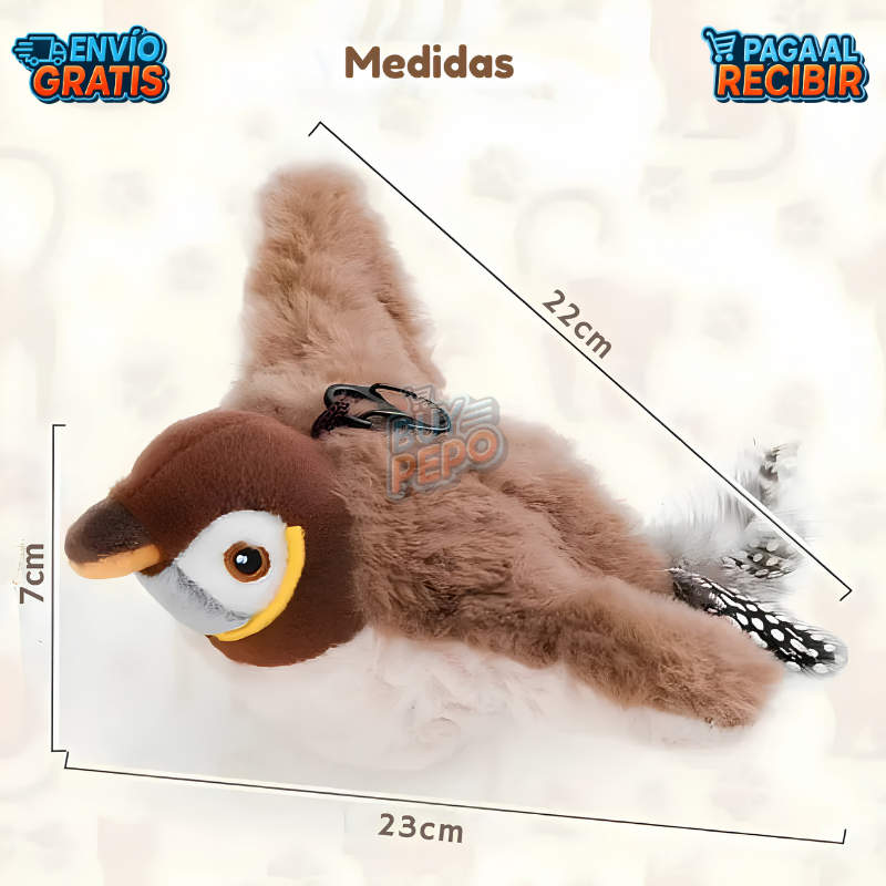 FlyCat™ 🐦 - Pájaro interactivo volador 🐱