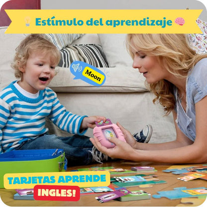 MI PRIMER INGLÉS 👶🏻: REPITE Y APRENDE 🎶📚 - Consola Parlante 🎧 + Tarjetas 🃏 en Inglés