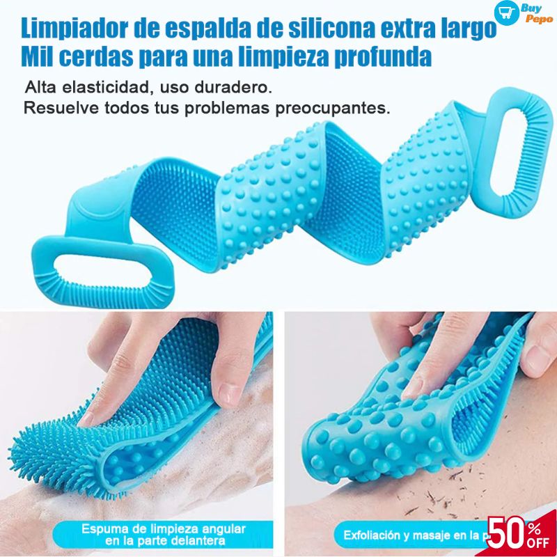 🛁✨ Cepillo de Ducha – Ergonómico, Masajeador 💆‍♂️ y Exfoliante 🌿 ✨🚿