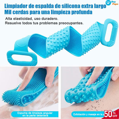 🛁✨ Cepillo de Ducha – Ergonómico, Masajeador 💆‍♂️ y Exfoliante 🌿 ✨🚿